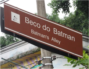 FOto do Beco do Batman - Vila Madalena